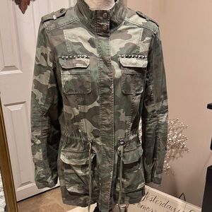 INC International Concepts Camouflage Jacket